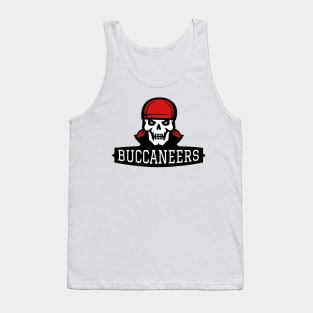 Buccaneers Pirate Skull Face Logo Tank Top